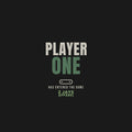 Player One Matching Gamer Couples Shirt | His And Hers Gaming Tee