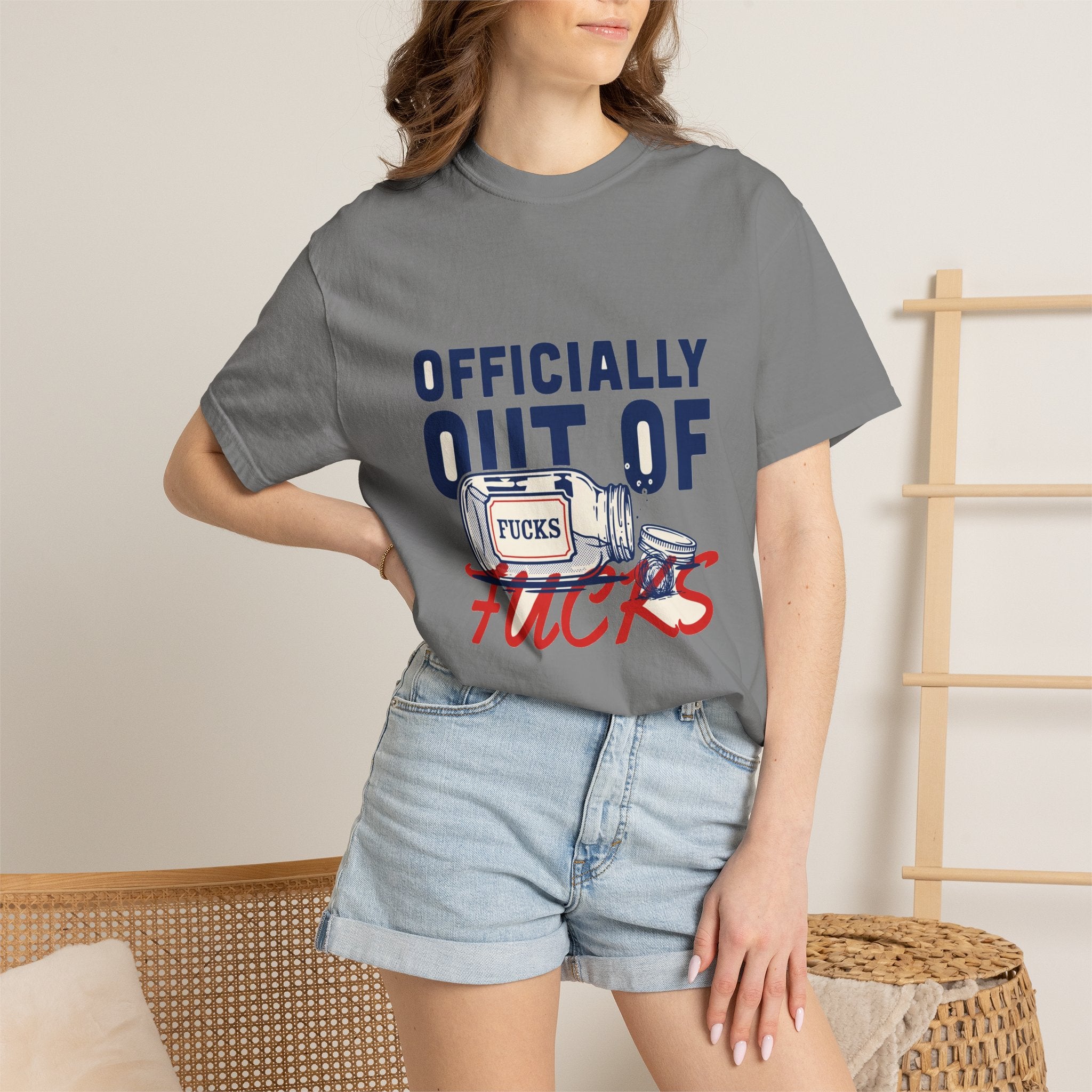 Officially Out Of Fucks — Funny Adult Tee