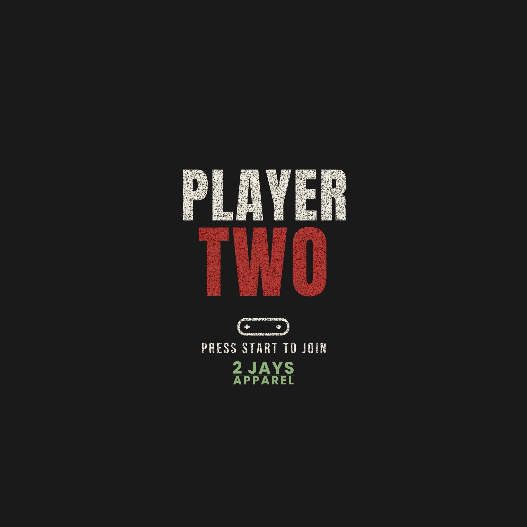 Player Two Matching Gamer Couples Shirt | Press Start To Join Tee
