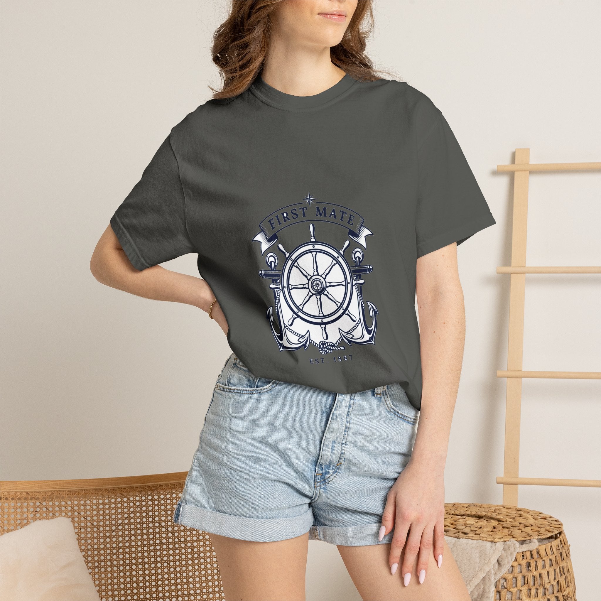 First Mate — Matching Couples Boating Shirt