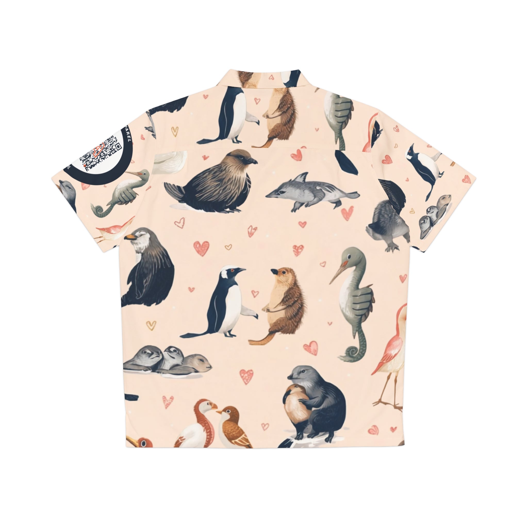 Animals That Mate For Life Hawaiian Camp Shirt