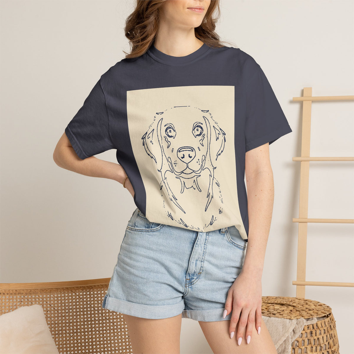 Golden Retriever — Line Outline