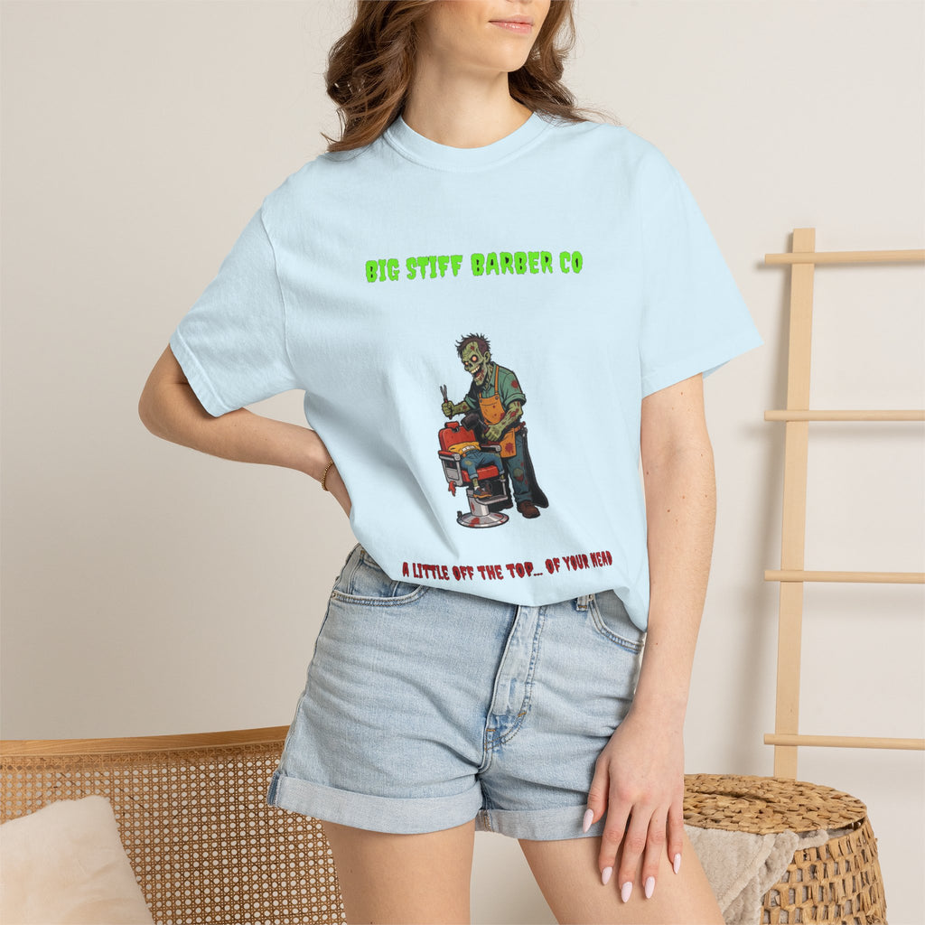 🧟 Big Stiff BARBER CO — "a little off the top... of your head"