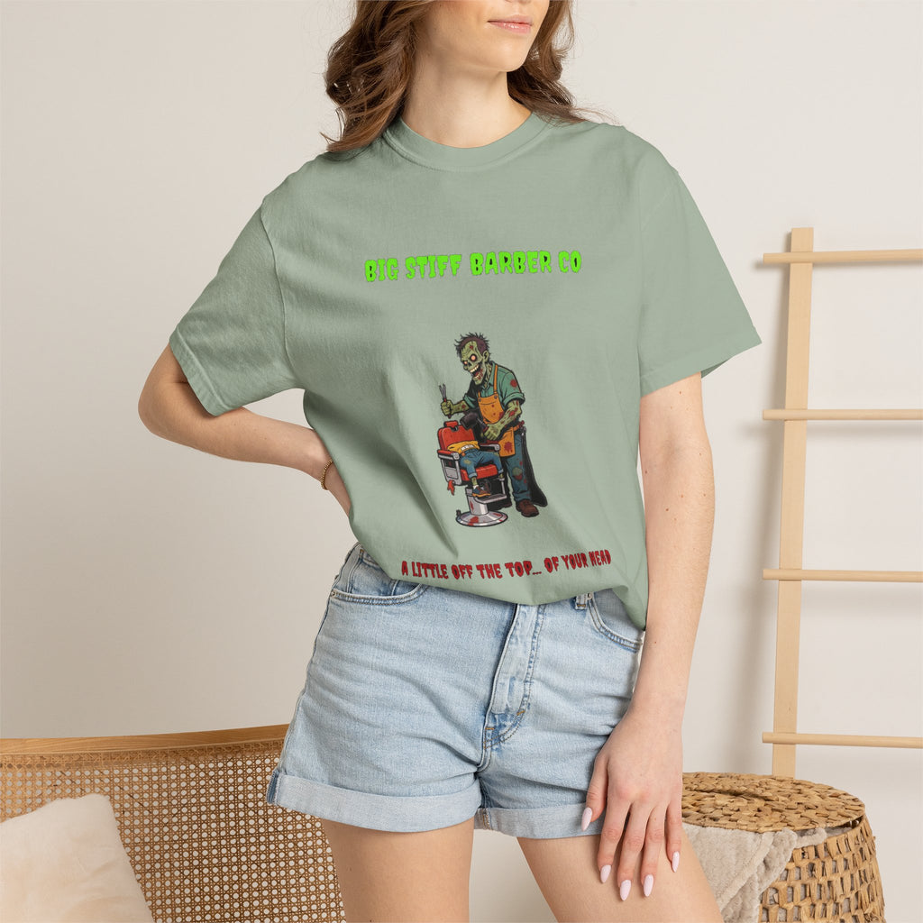 🧟 Big Stiff BARBER CO — "a little off the top... of your head"