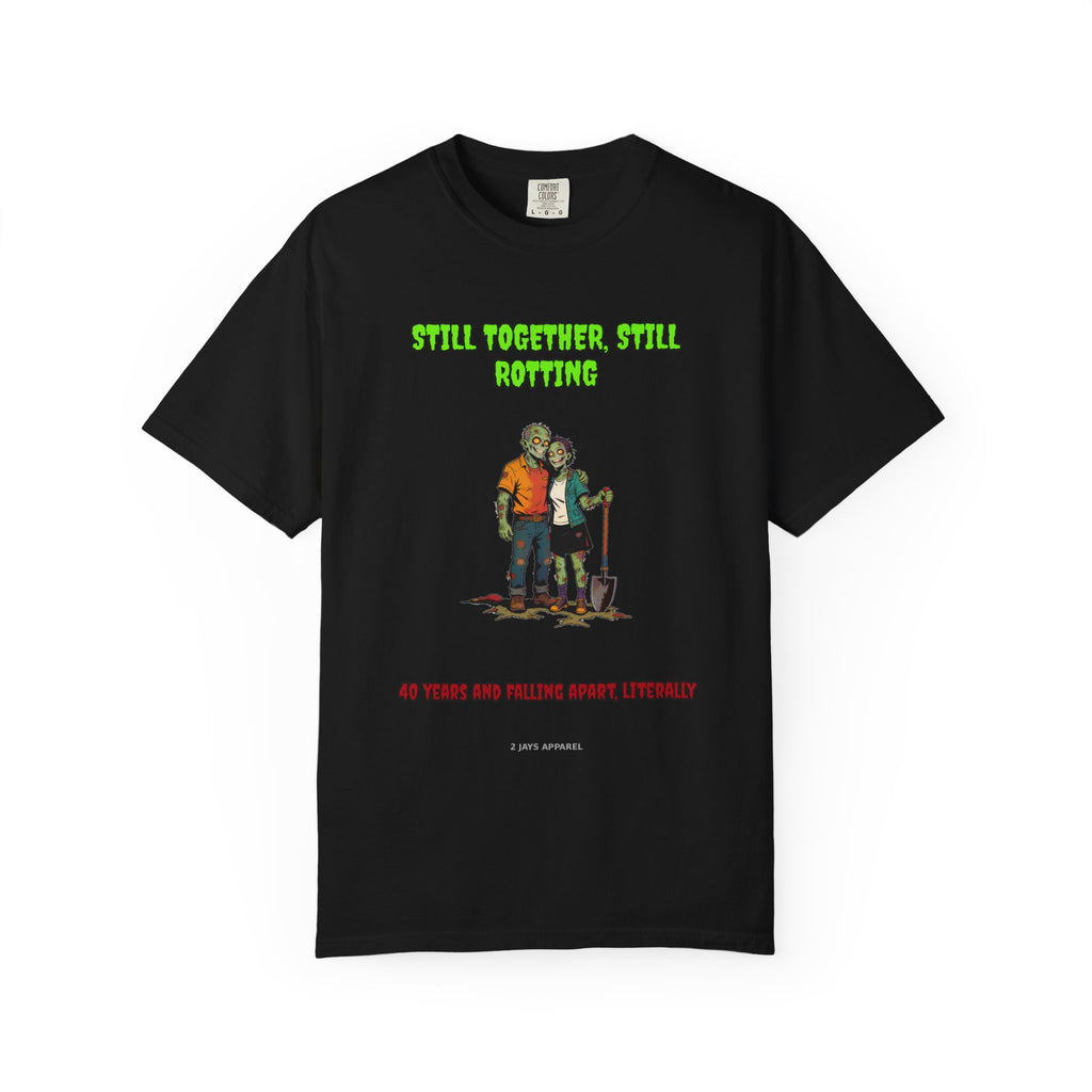 Still Together, Still Rotting — Zombie Couple Tee