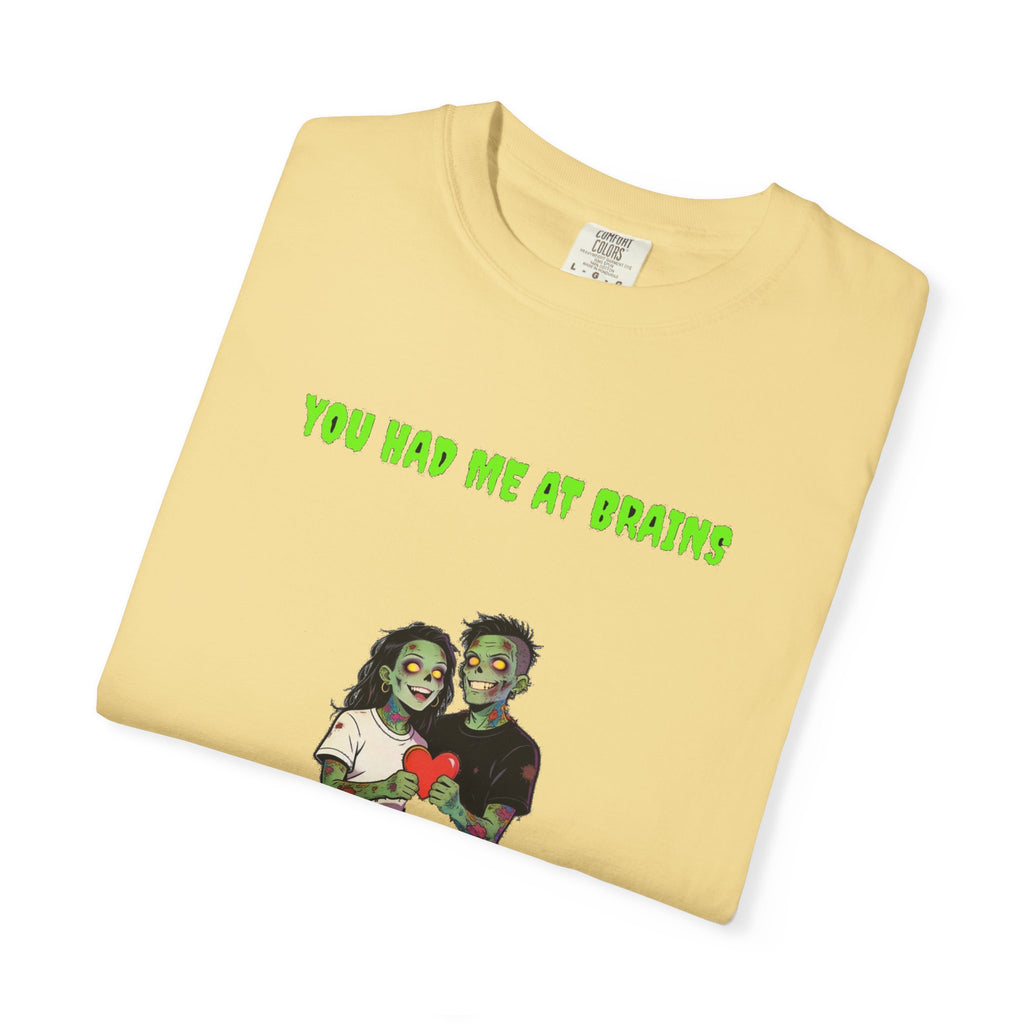 🧟❤️ Zombie Couple — YOU HAD ME AT BRAINS — "forever hungry for you"