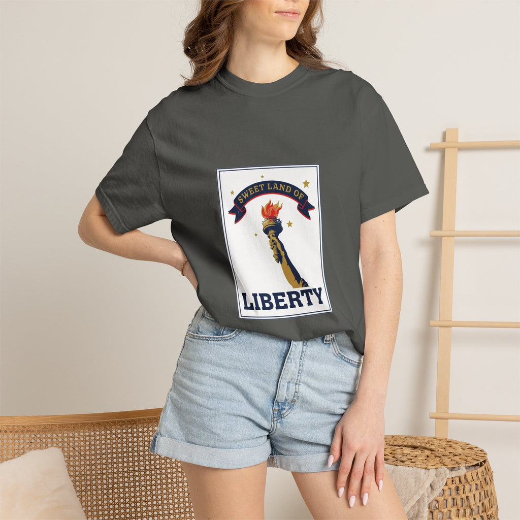 Sweet Land Of Liberty — Patriotic Statue Of Liberty Tee