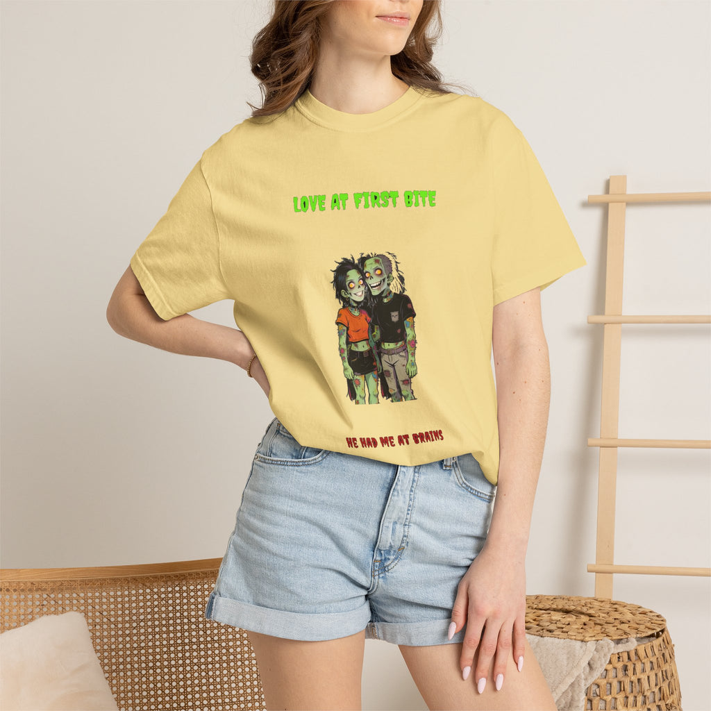 🧟❤️ Zombie Couple — LOVE AT FIRST BITE — "he had me at brains"
