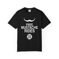 Free Mustache Rides - Funny Adult Humor T-Shirt