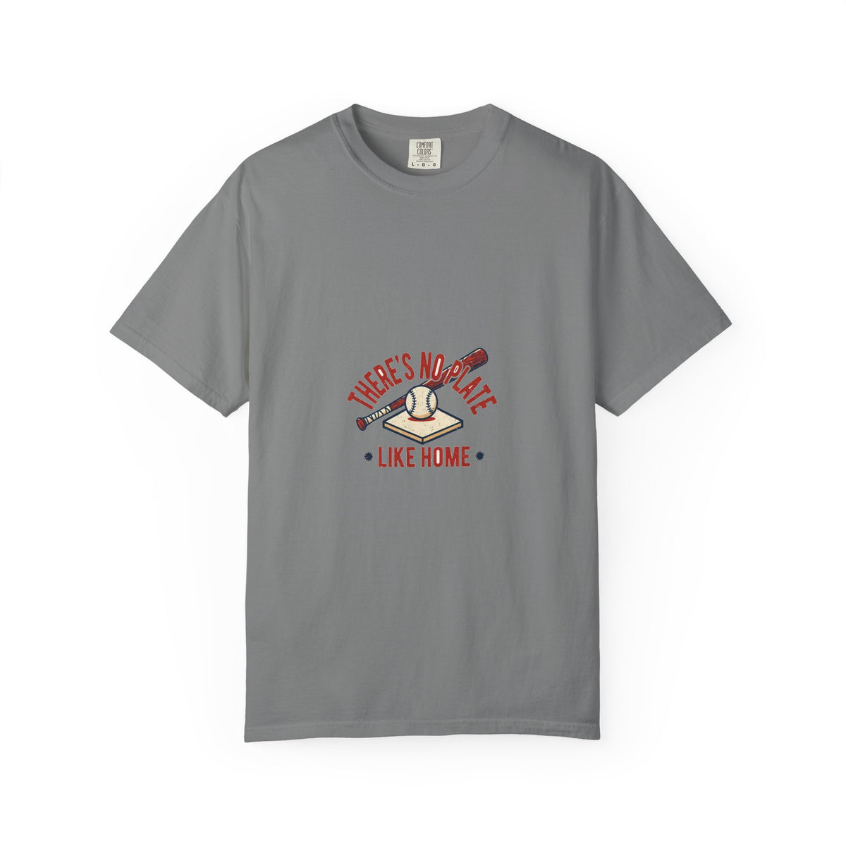 There's No Plate Like Home — Funny Baseball Tee