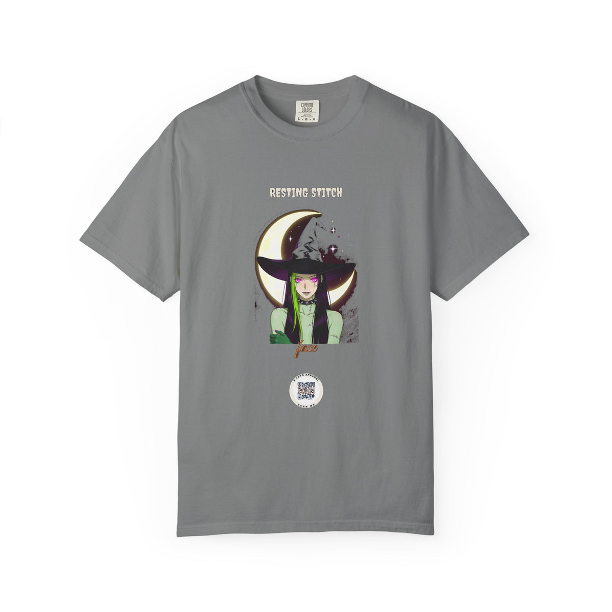 Resting Stitch Face - Grey front